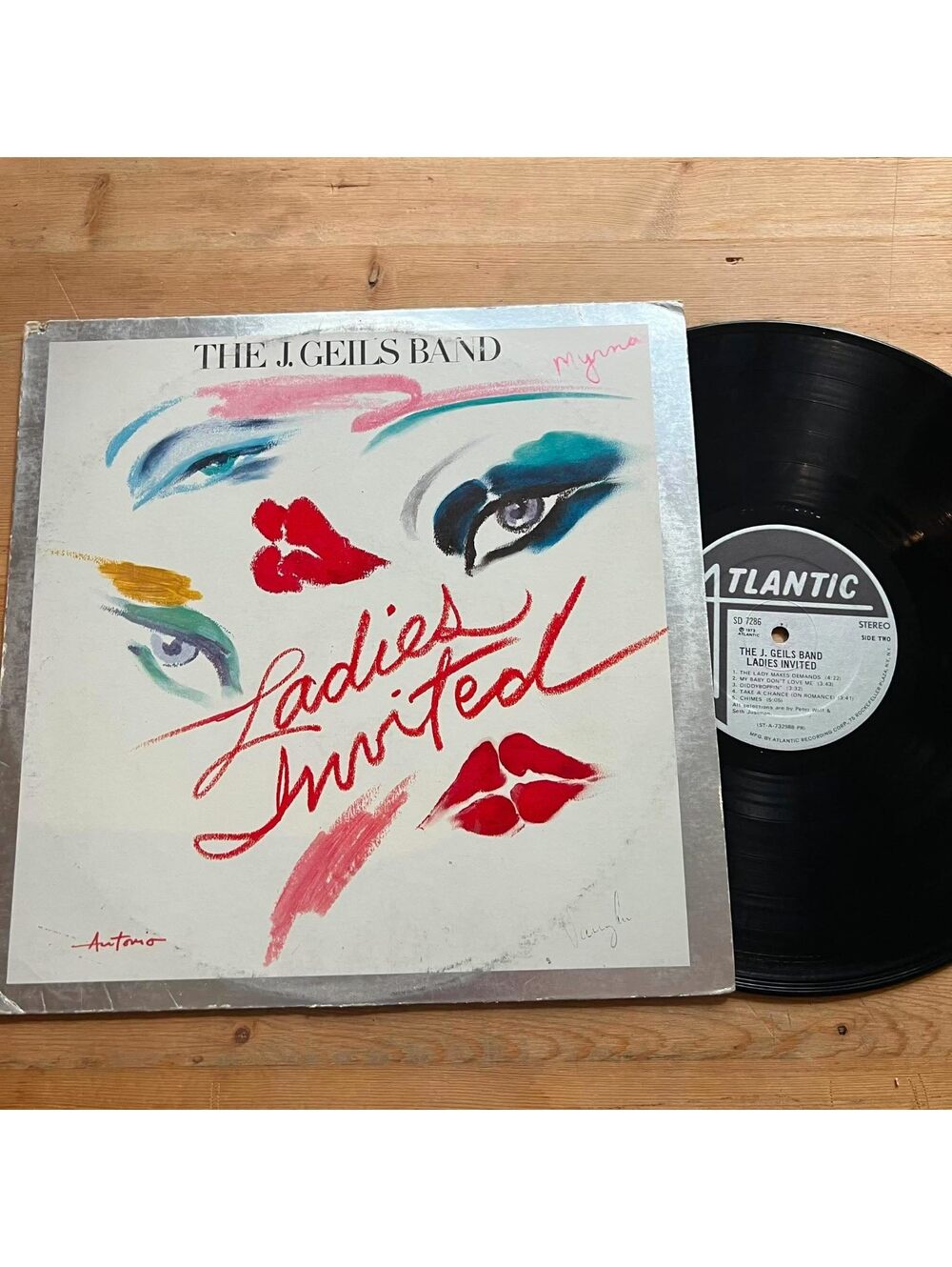 The J.Geils Band - Ladies Invited 33rpm VG+ VR27